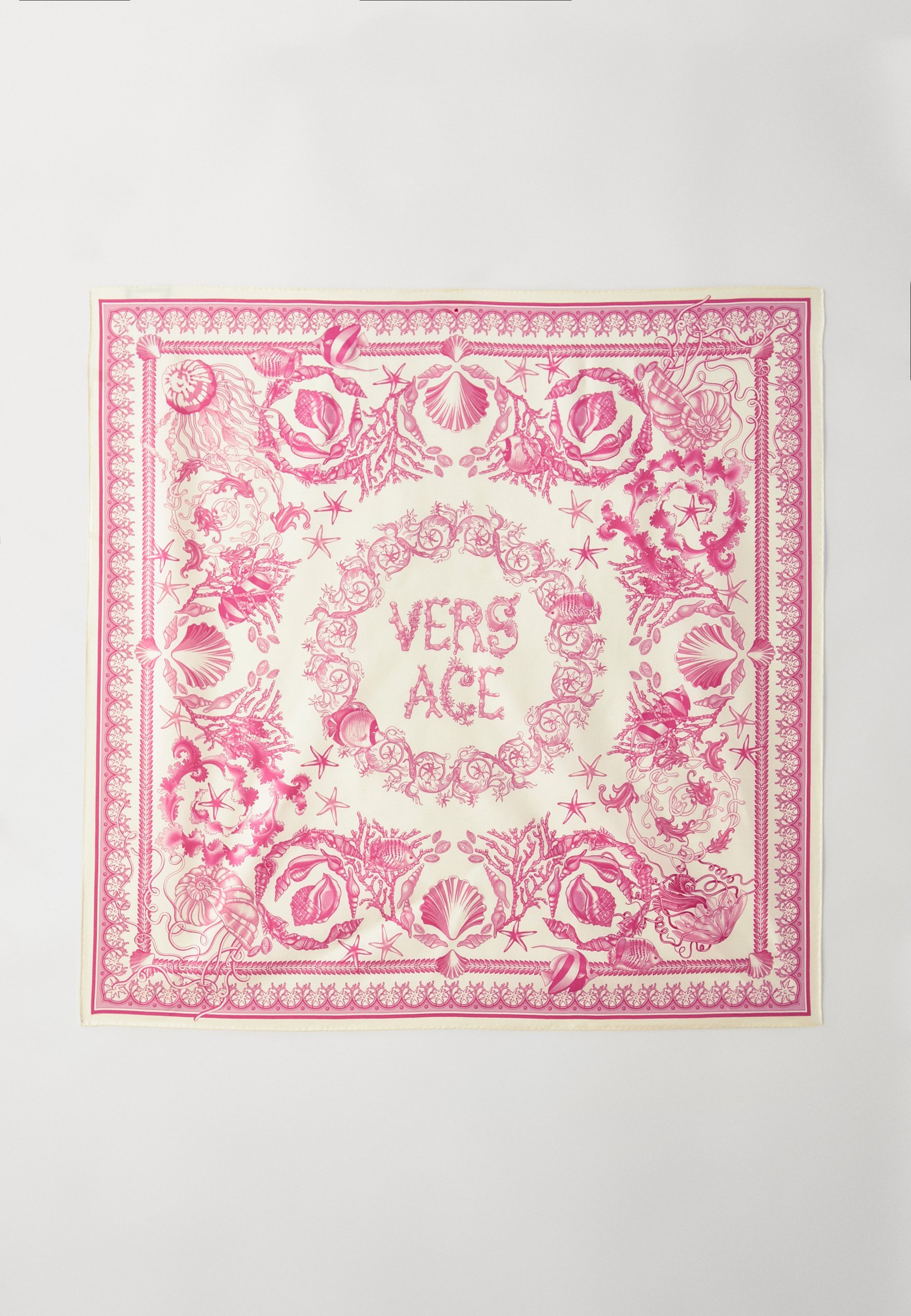 Versace FOULARD UNDERWATER BAROCCO BICOLOUR - Foulard - eierschaal/drakenfruit