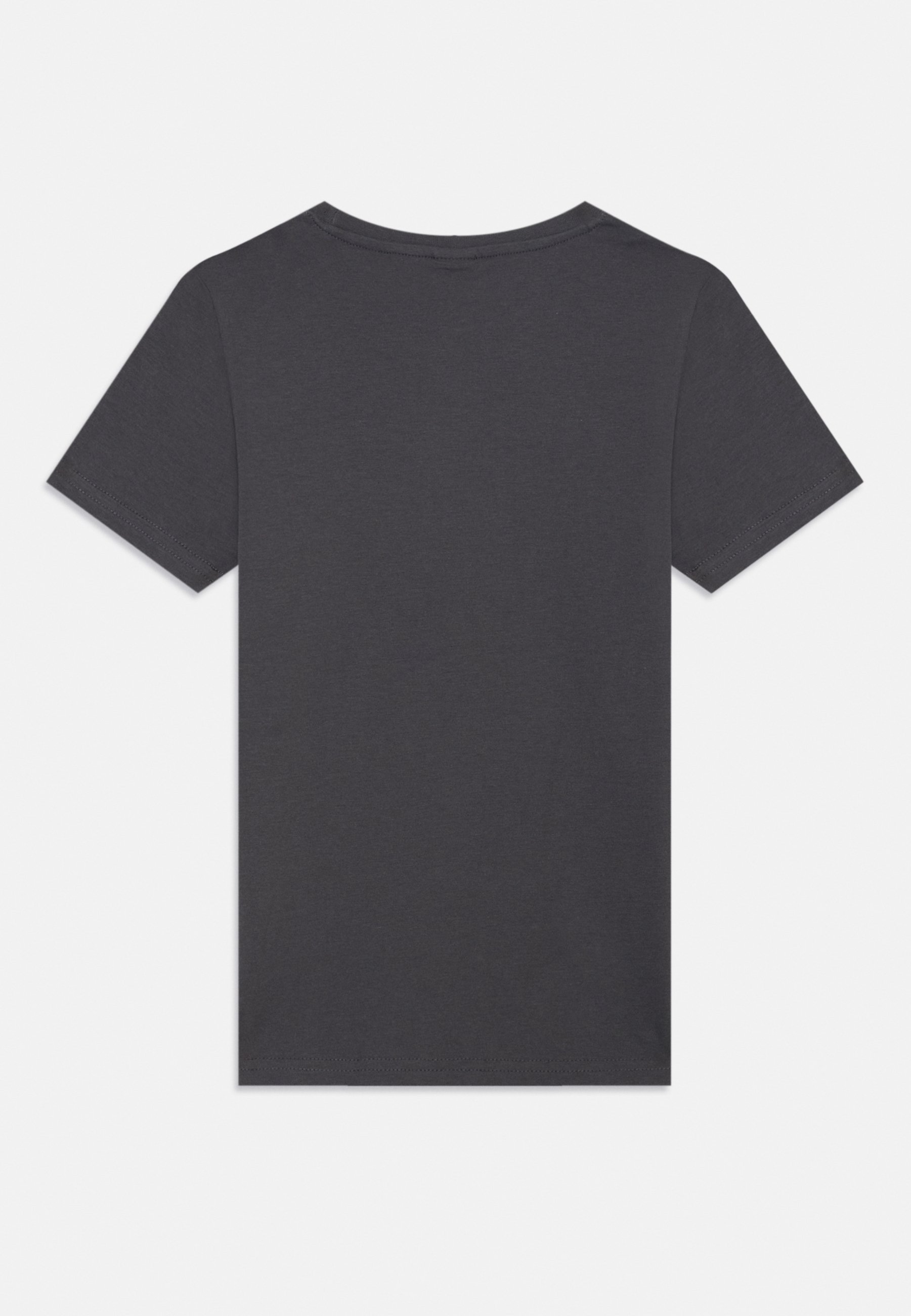Lindex BUBBLY SYMBOLS - T-shirt imprimé - gris foncé