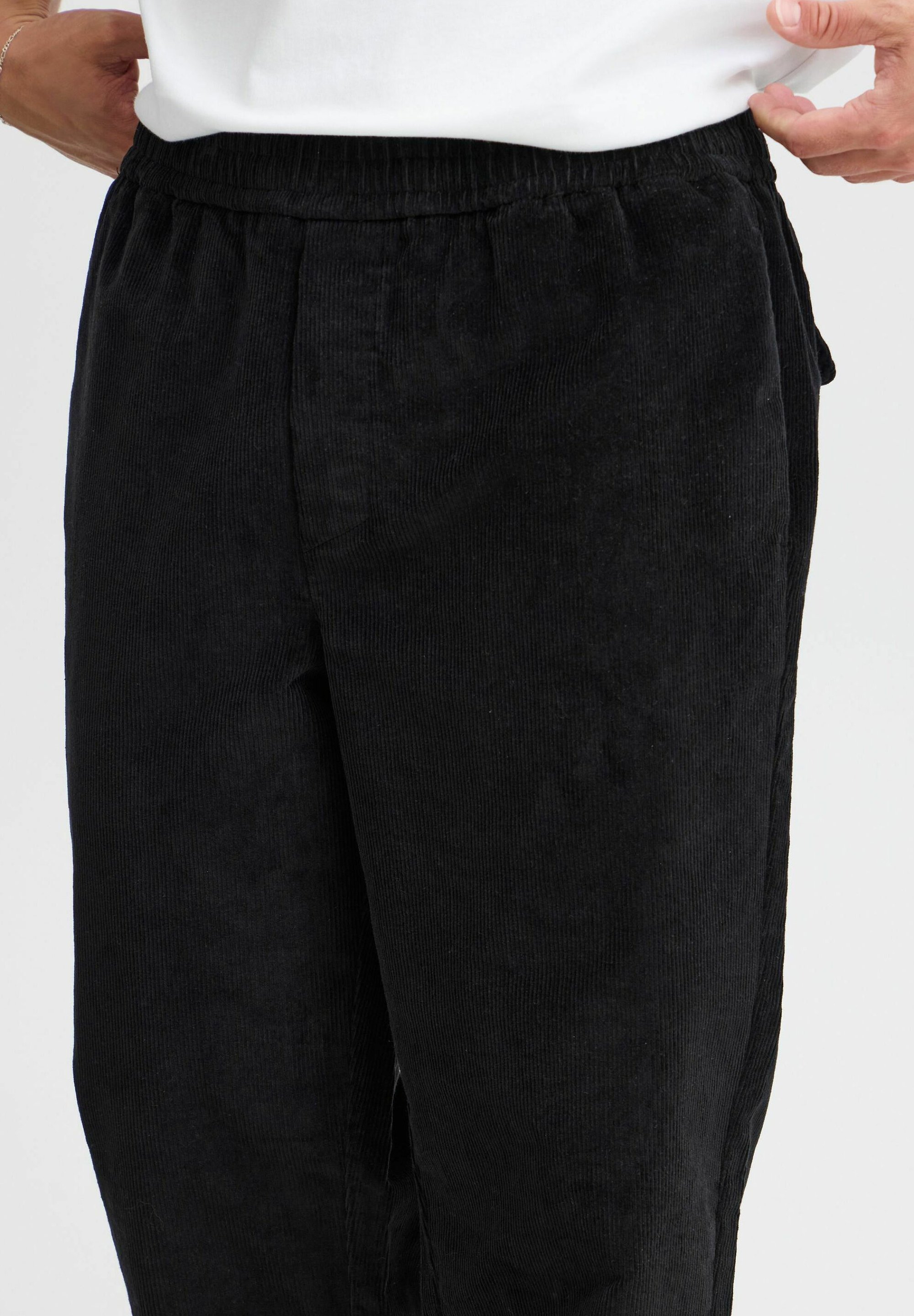Solide SDMINOR ALANN STRAIGHT FIT - Broek - echt zwart