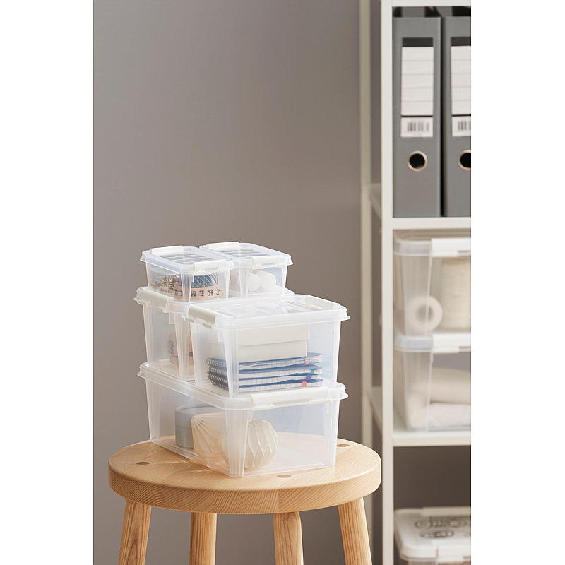 Caja de almacenamiento Smartstore SmartStore™ con tapa 3,6 litros Hogar L30 x W19 x H11 cm