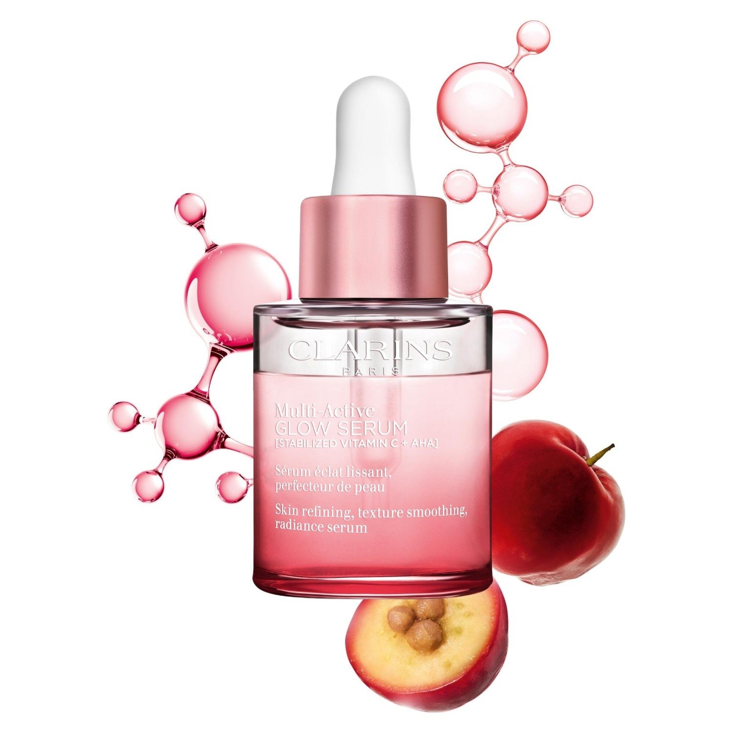 Clarins Glowserum Multi-Active 30+ multiaktívne žiarivé sérum - 30 ml