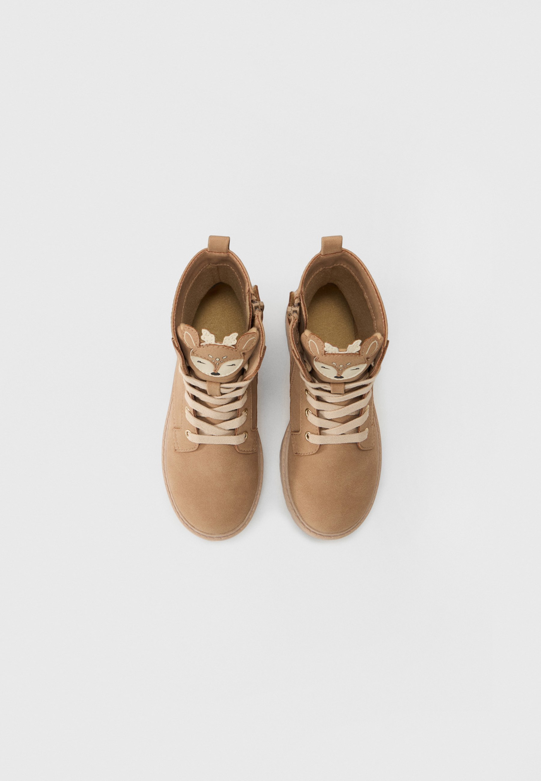 Friboo UNISEX - Stivali stringati - tortora
