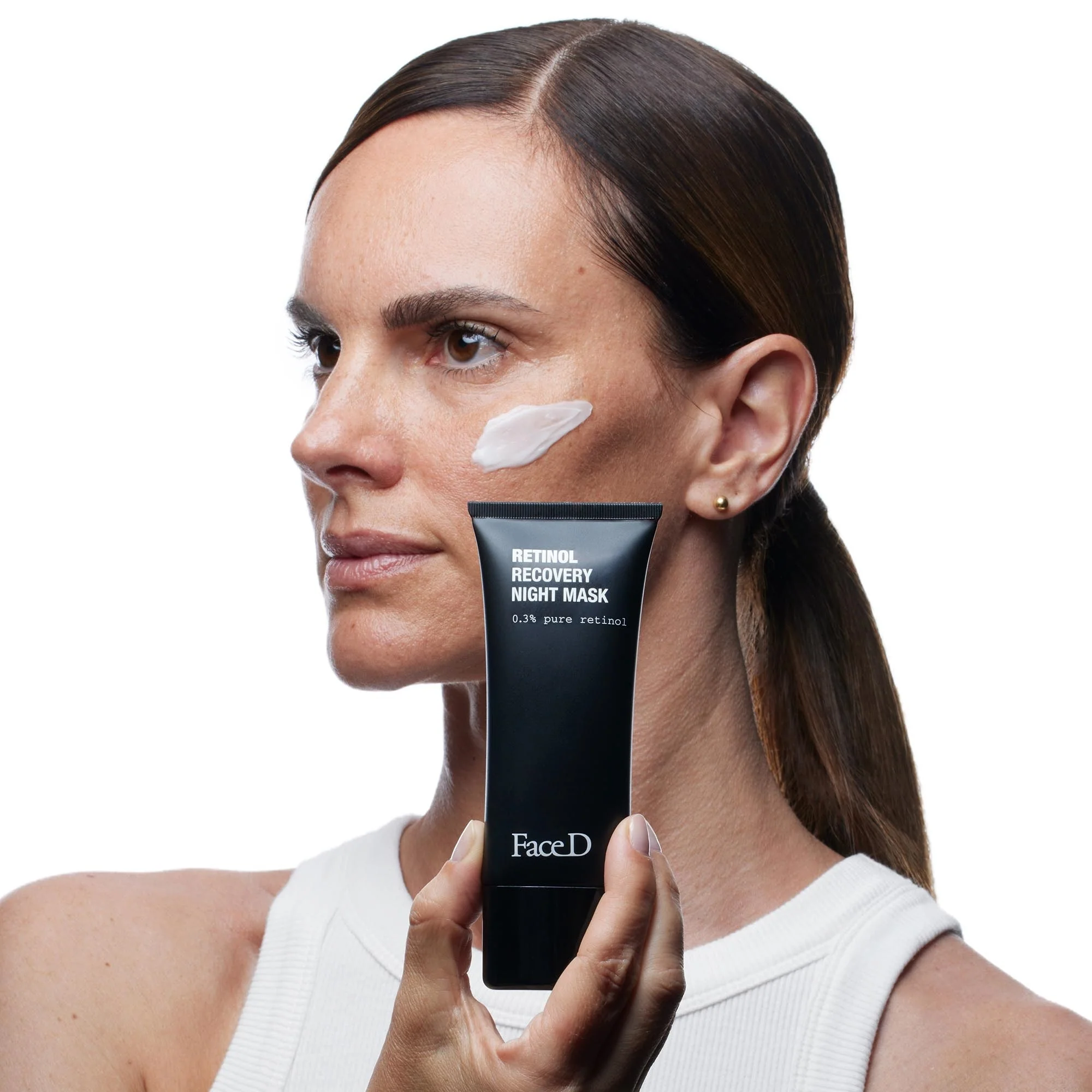 Retinol Maschera Ristrutturante Notturna di Retinolo - Trattamento Riparatore, Tratt.viso notte antirughe, Maschera Anti-età viso