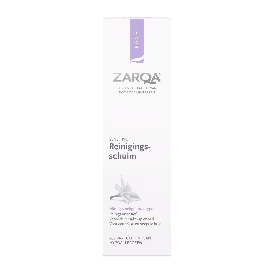 ZARQA Sensitive čistiaca pena na tvár - 150 ml