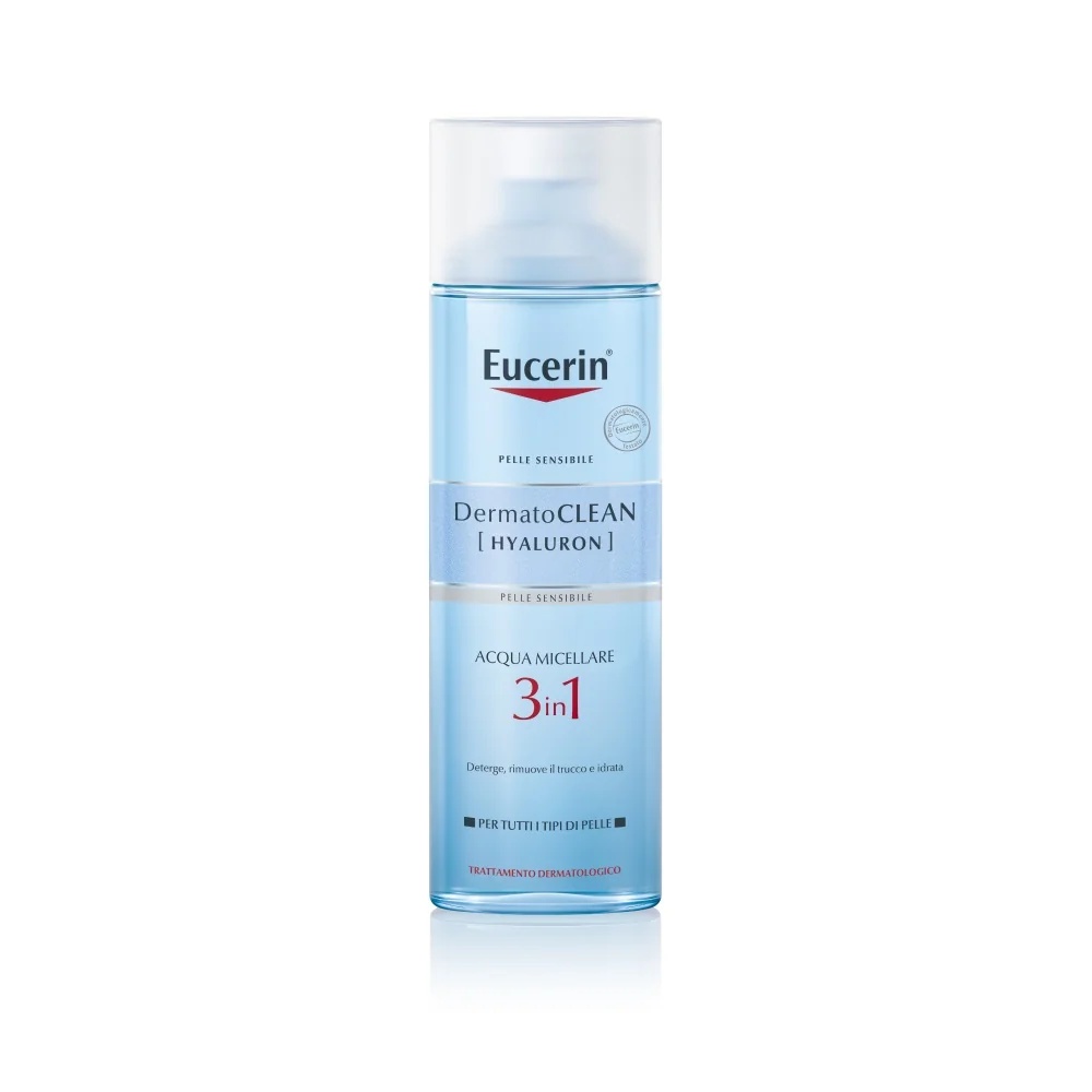 EUCERIN Eucerin DermatoClean Hyaluron 3in1 mitsellaarvesi 200 ml kõikidele nahatüüpidele