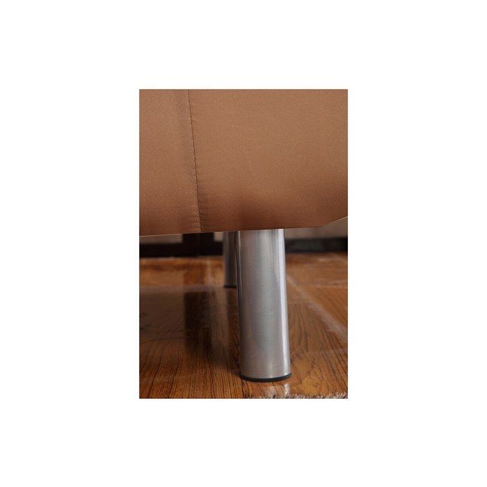 Canapé clic-clac en tissu - VENTE-UNIQUE - MISHAN - 3 places - Caramel - Contemporain