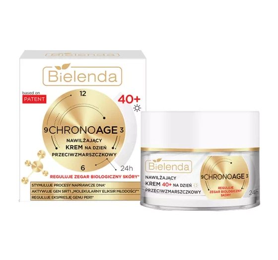 Bielenda Chrono Age 24h nawilżający krem przeciwzmarszczkowy 40  na dzień 50 ml