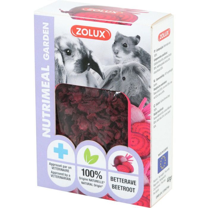 Snack di barbabietola essiccata per roditori, 40 g - Zolux