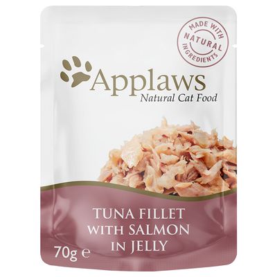 Hrană alimentară mixtă Applaws pentru pisici adulte, pliculețe în jeleu, 70 g
