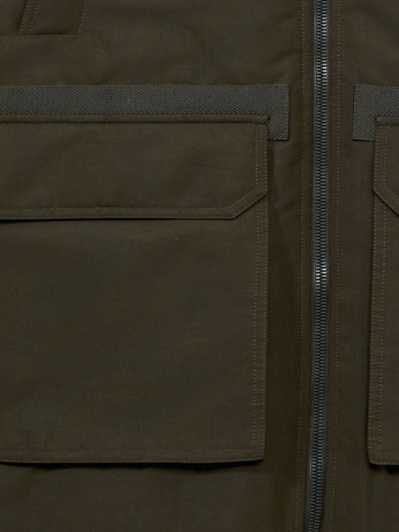 Parka z kapturem - KHAKI
