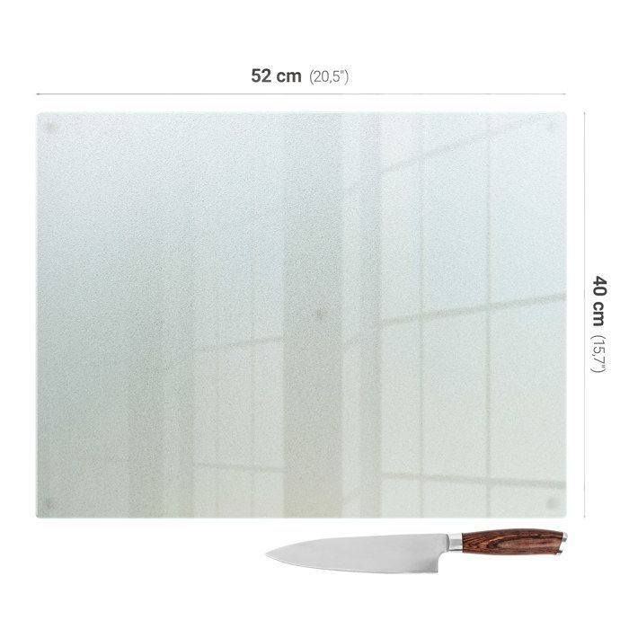 Tablero de cocina de cristal 52x40 cm fond de hotte et plan de travail DecorTapis
