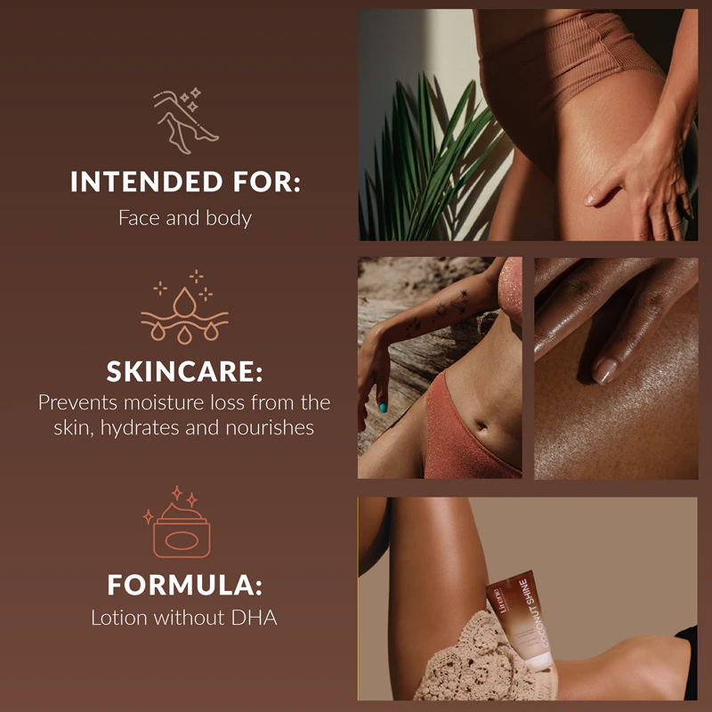 Creme clareador Lirene Perfect Tan que intensifica o bronzeado.