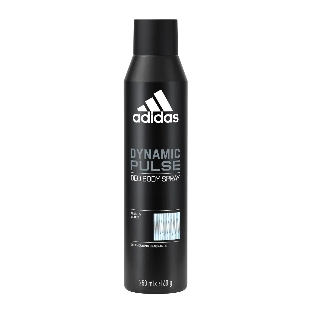 Adidas Body Spray Dynamic Pulse Dezodorant dla mężczyzn, 250 ml