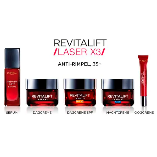 L'Oréal Paris Revitalift Laser X3 Sérum Antirrugas<br>30ml - Pele normal e madura