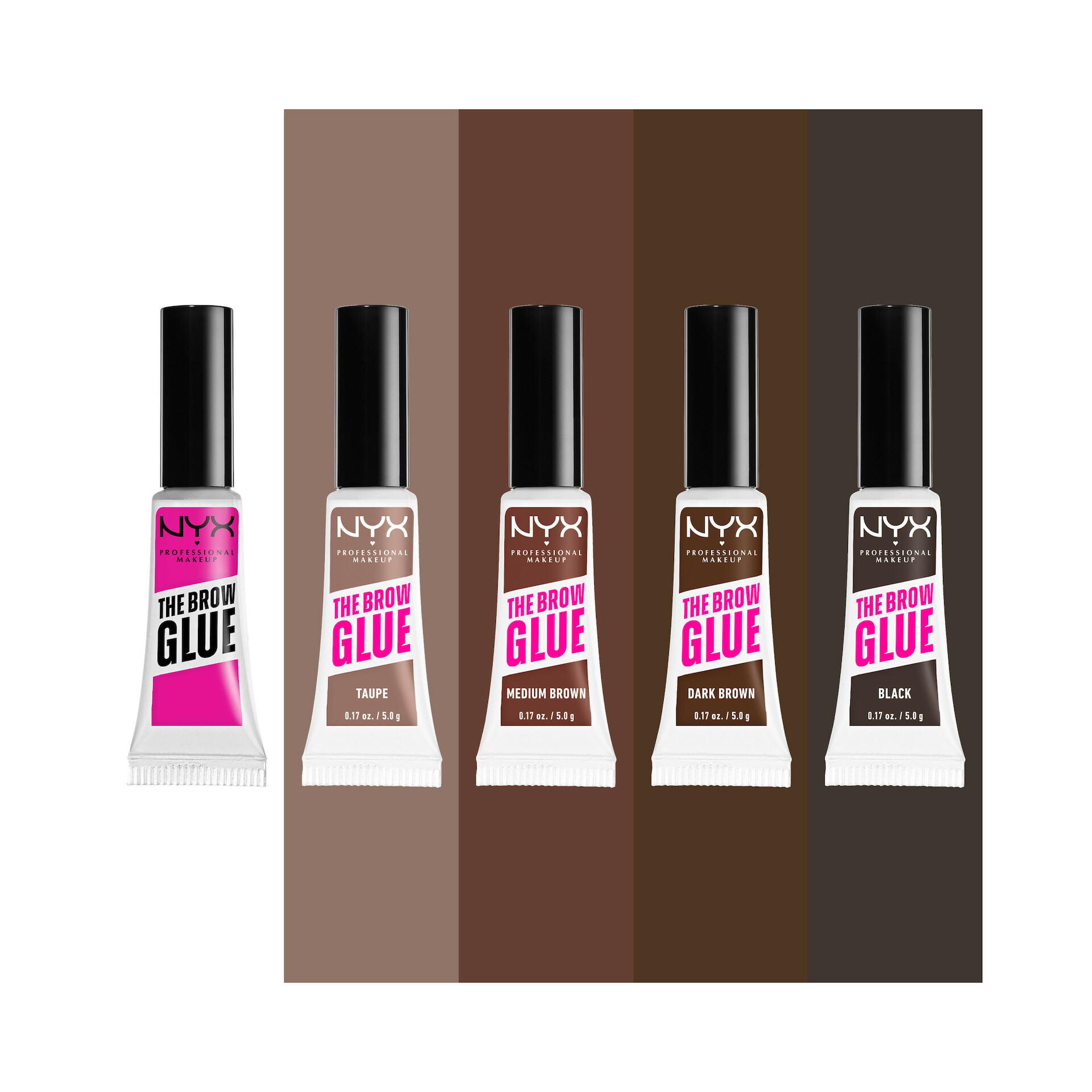 Glue za obrve Instant Styler 3 srednje smeđa - NYX Professional Makeup