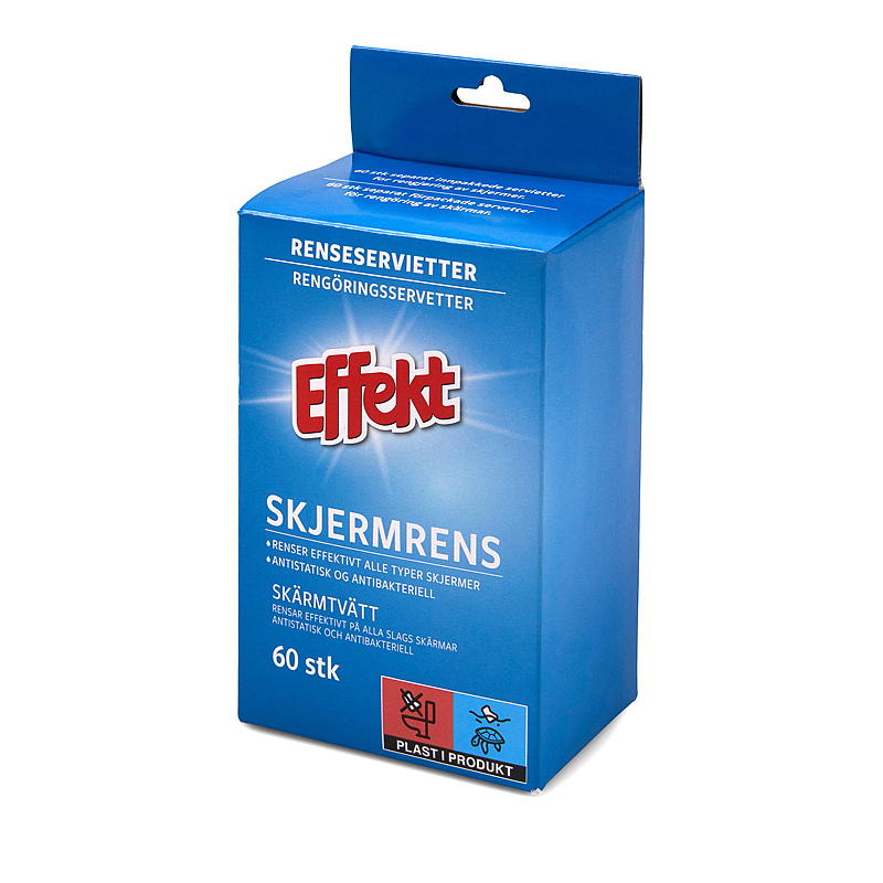 Salviette detergenti Effect Screen Cleaner (60 pezzi)