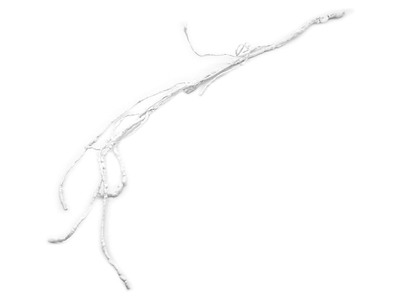 Sztuczna gałązka 83 cm biała