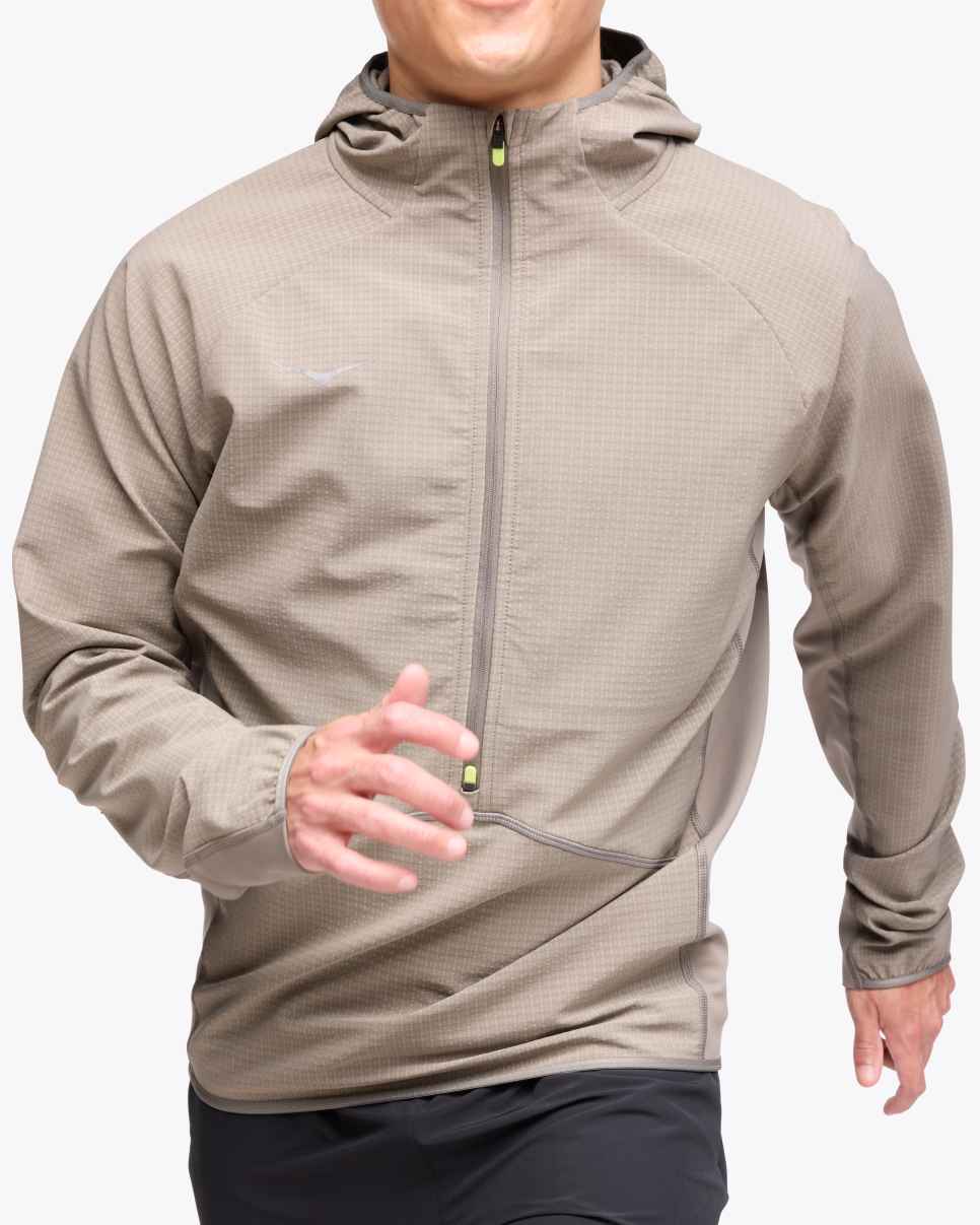 HOKA SkyGlow Demi-Zip Ardoise