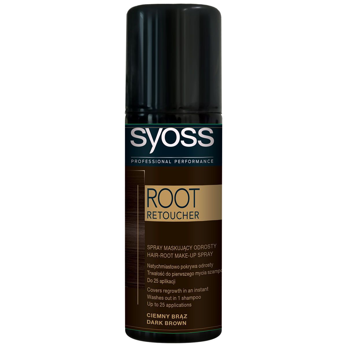 Syoss sakņu retušēšanas sprejs tumši blondam 120ml