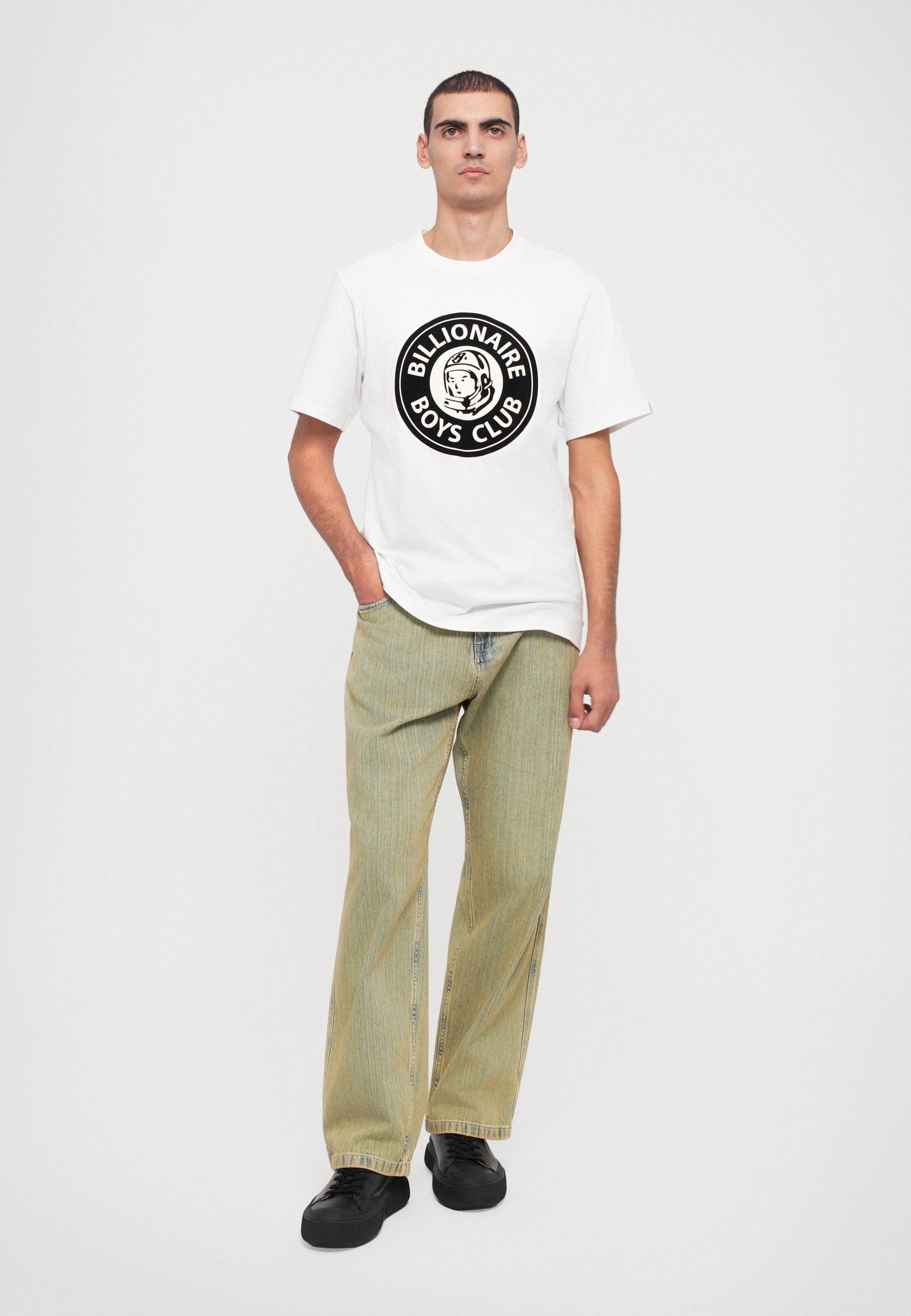 Billionaire Boys Club Emblem – T-Shirt mit Aufdruck – weiß