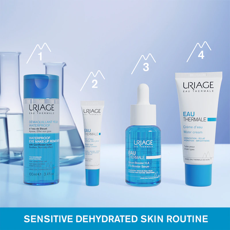 Uriage Eau Thermale Demaquilante à Prova d'Água para Olhos, para olhos sensíveis.
