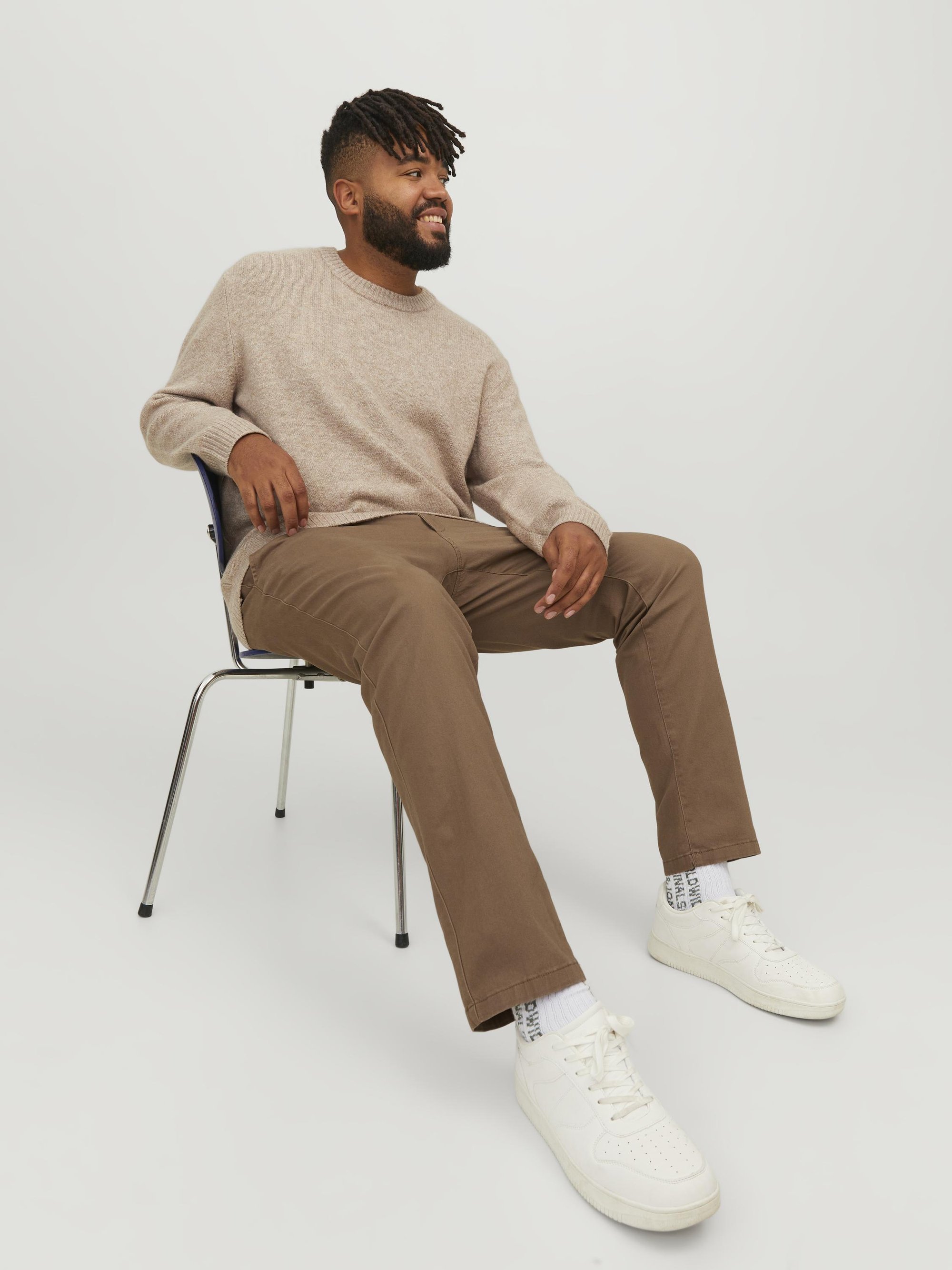 Jack & Jones JPSTMARCO JJDAVE LC NOOS PLS - Chinos - otter