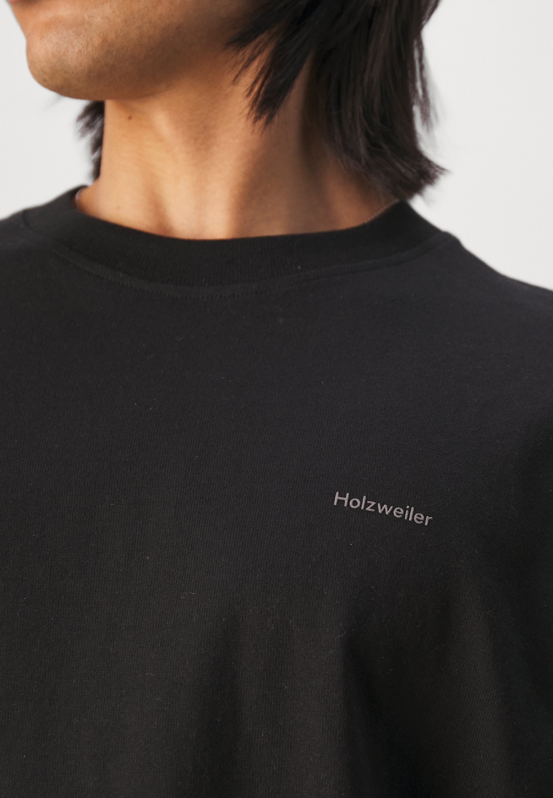 Camiseta básica unissex Holzweiler Relaxed - preta