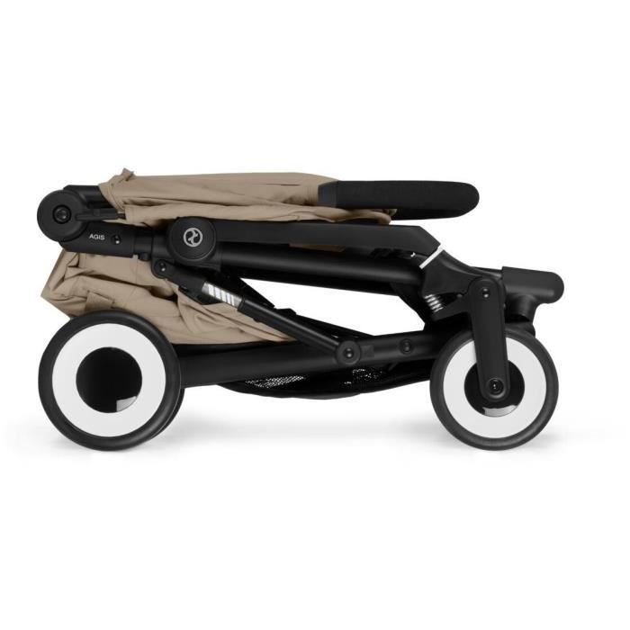 Silla de paseo ultracompacta CYBEX Agis - De 5 a 22 kg (6 meses - 4 años) - Silla de paseo ligera de 6,3 kg - Compatible con aviones - Beige almendra