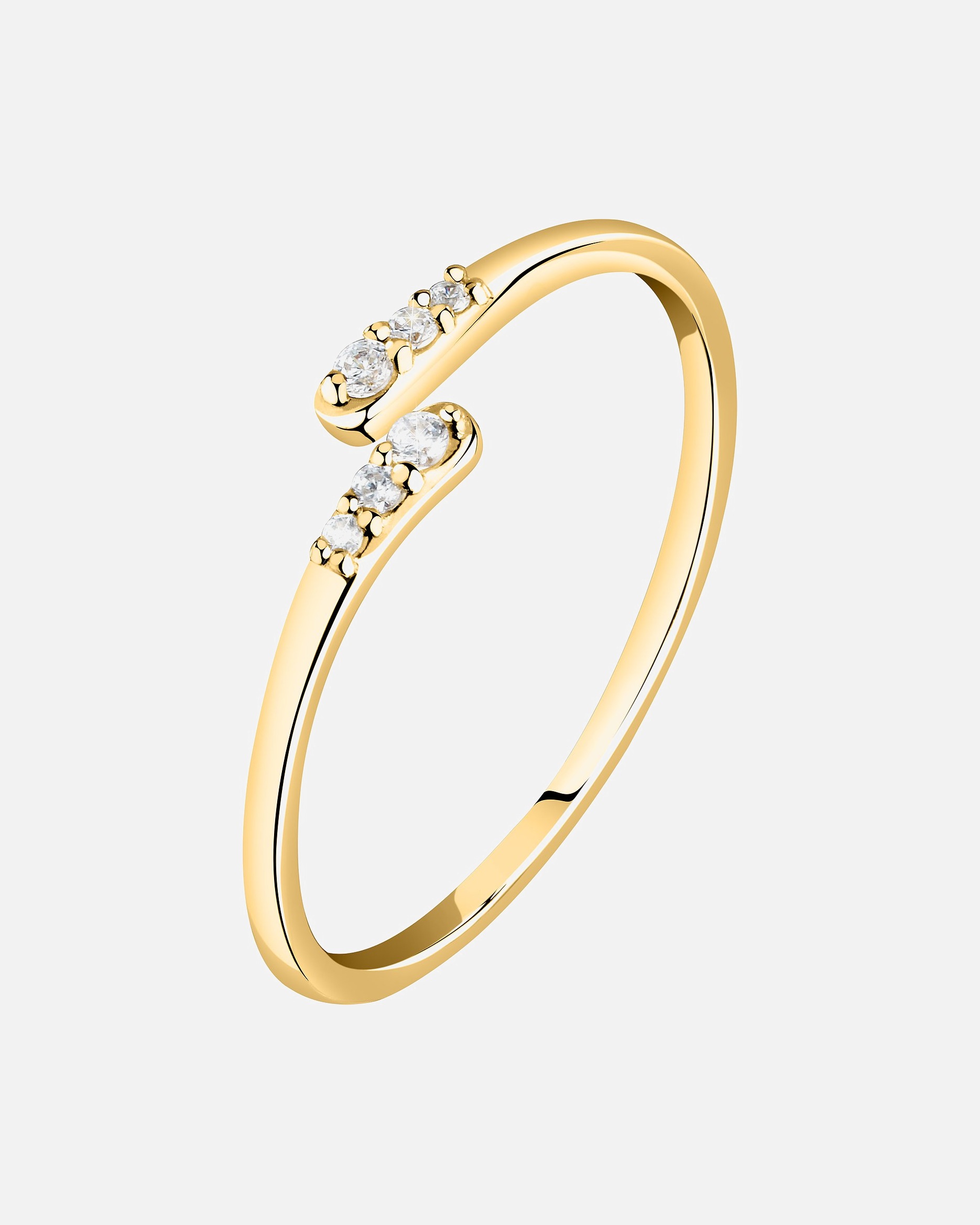Live Diamond Bagues or jaune