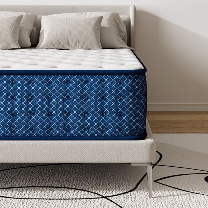 Matelas  140x200 cm - Thickness 30 cm - TUNCCO Mousse mémoire de forme -H3 Moyenne Ferme- 7 Zones de Confort - Deux Faces