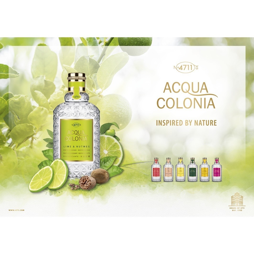 4711 Ацкуа Цолониа колоњска вода од лимуна и мушкатног орашчића Спласх & Спреј – 50 мл