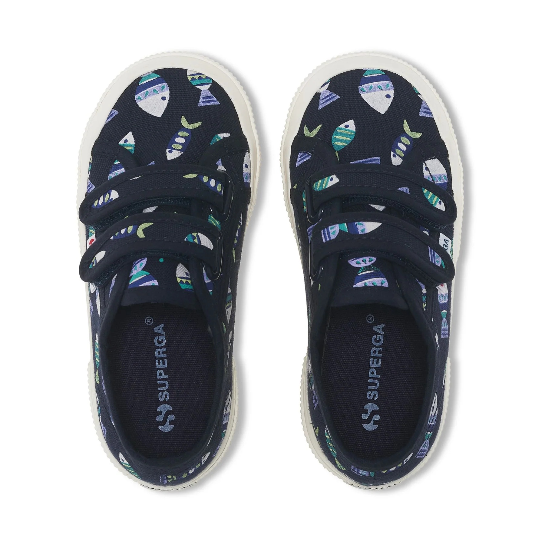 2750 KIDS STRAPS CANDY FISH-BLUE NAVY CANDY FISH