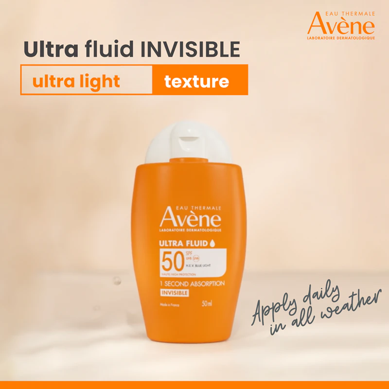 Avène Sun Ultra Fluid Fluido lekki invisível ochronny FPS 50