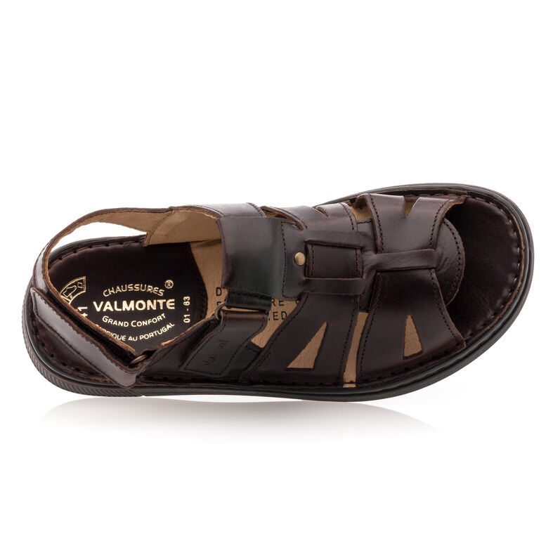 Bruine sandalen/open teenschoenen voor heren