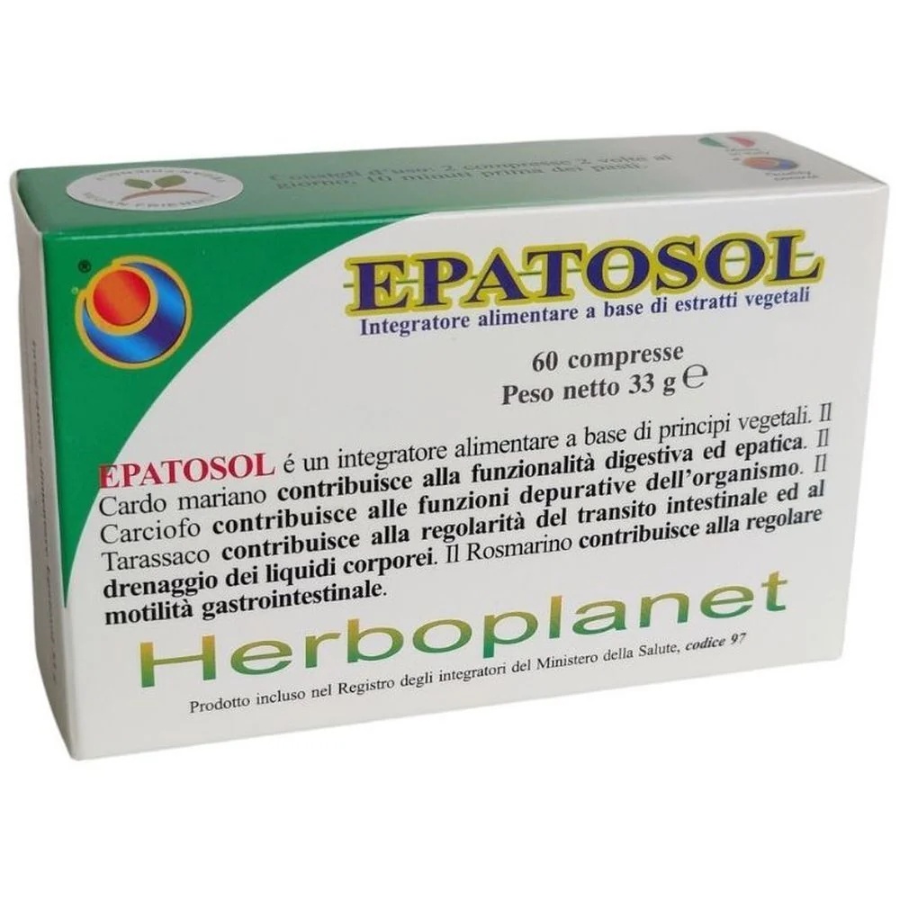 HERBOPLANET Epatosol 60 capsules