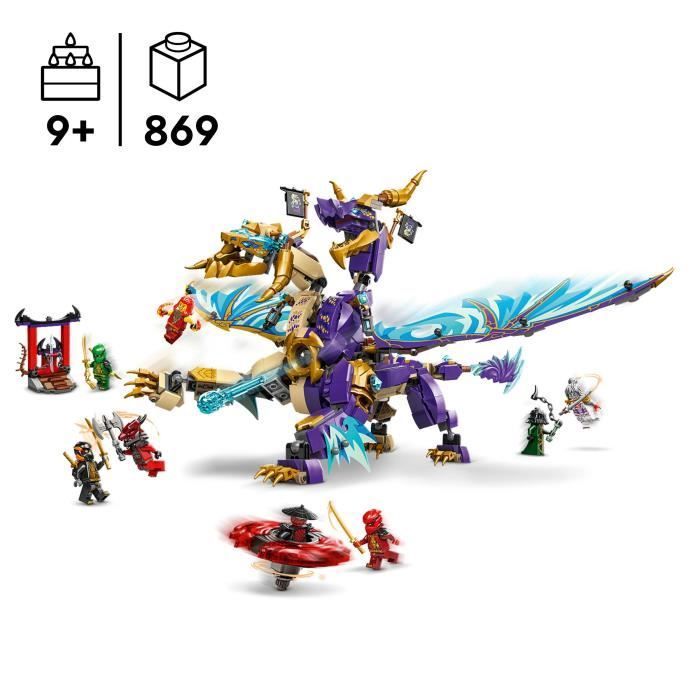 LEGO NINJAGO 71836 Arc : le dragon de la concentration, Jeu pour garçon ou fille dès 9 ans