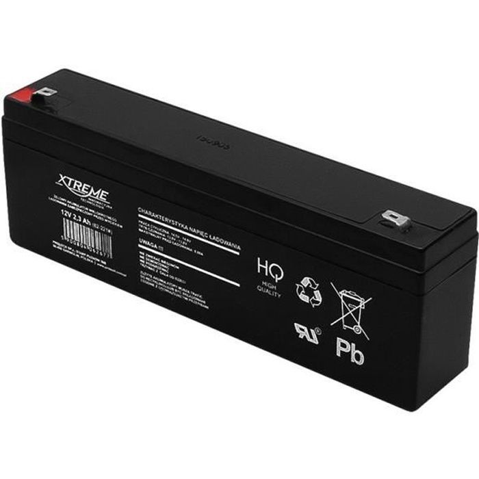 Batteria ricaricabile al gel da 12 V 2,3 Ah - XTREME - senza manutenzione