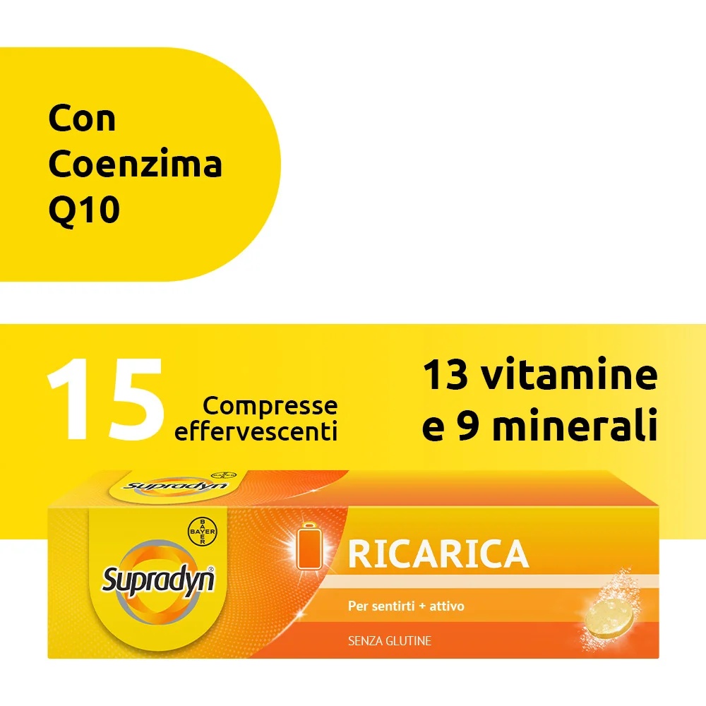 SUPRADYN Supradyn Complemento alimenticio 15 comprimidos multivitamínicos y minerales