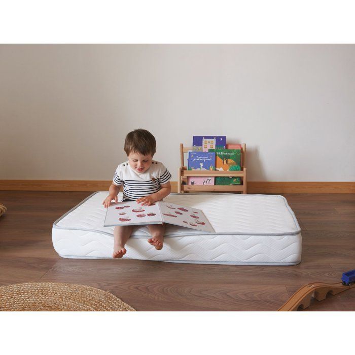 Matelas Bébé Confort XXL TINEO 60x120x15cm - Sans Traitement - Fabriqué En France - Garantie 2 Ans