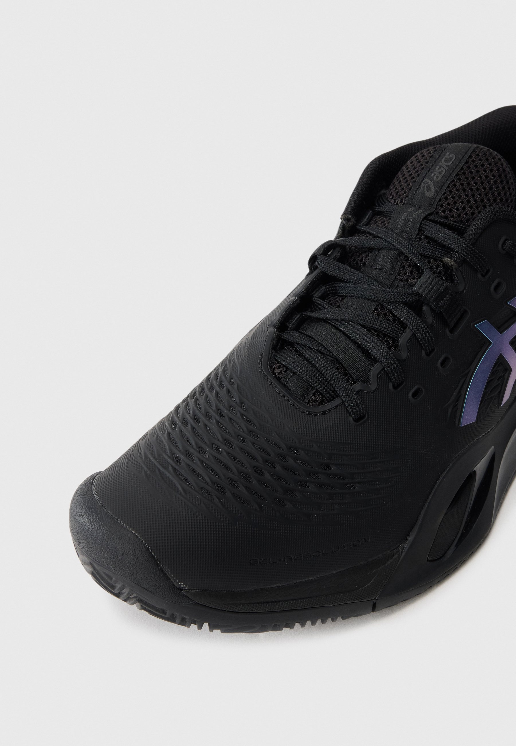 ASICS GEL RESOLUTION X CLAY - Tenisové topánky na antuku - čierna/prizmatická modrá