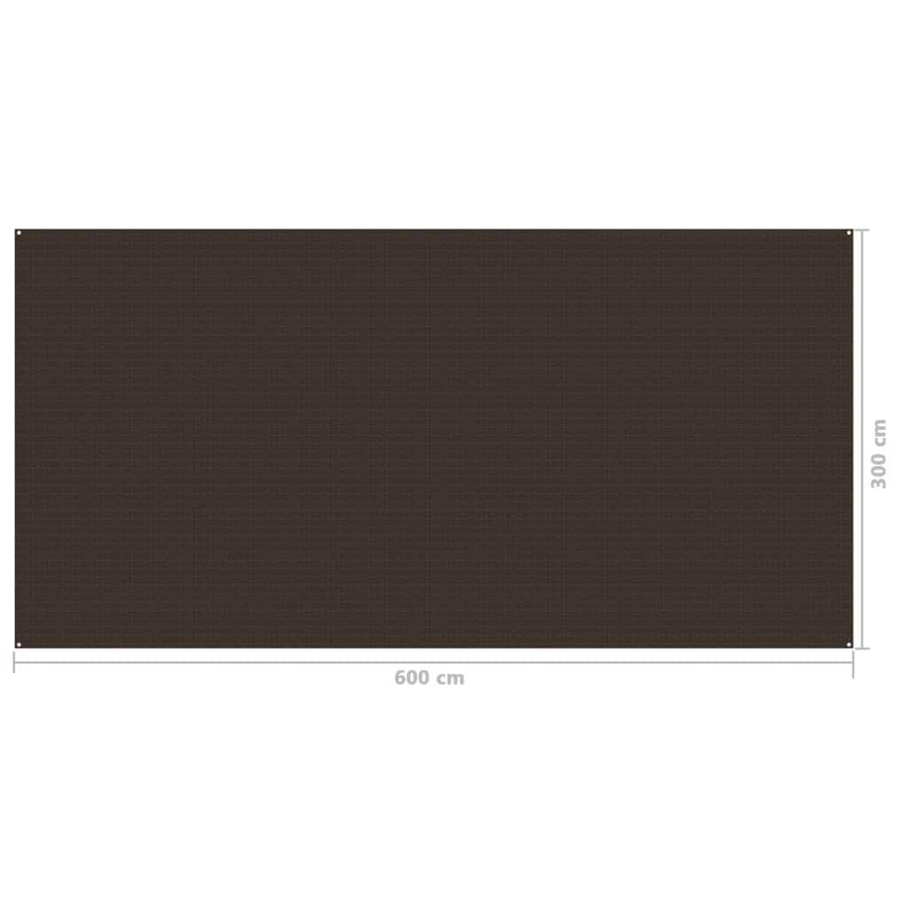  Vidaxl campingteltmåtte 300 x 600 cm