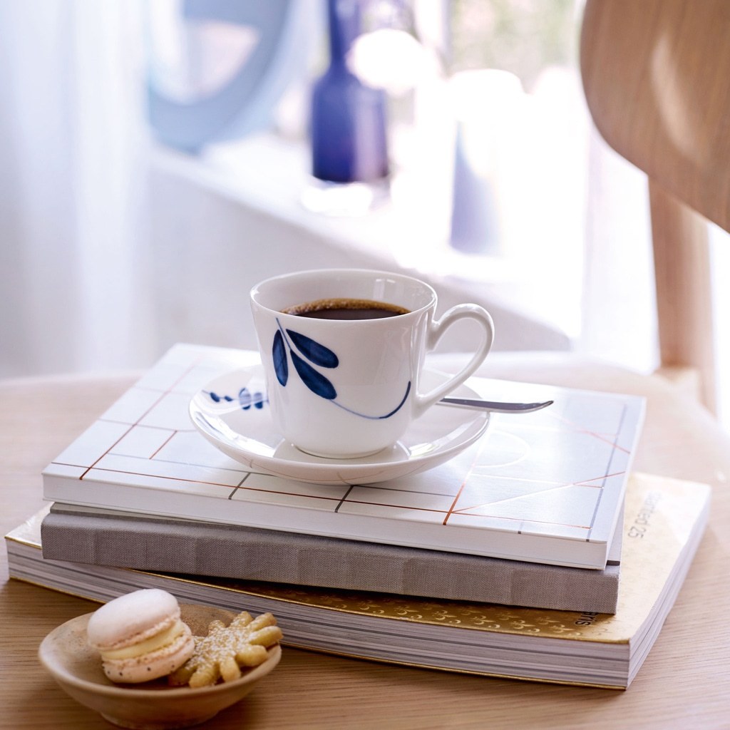 Villeroy & Boch espresso tases un apakštasīšu komplekts, 6 gabali, Vieux Luxembourg Brindille - 1 gab.