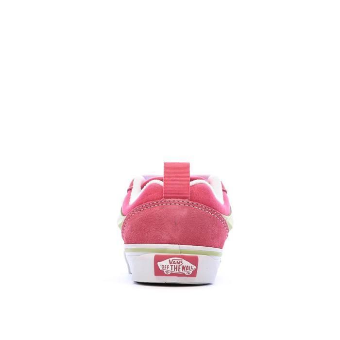 Scarpe da ginnastica Vans Knu rosa/gialle per ragazzi/ragazze