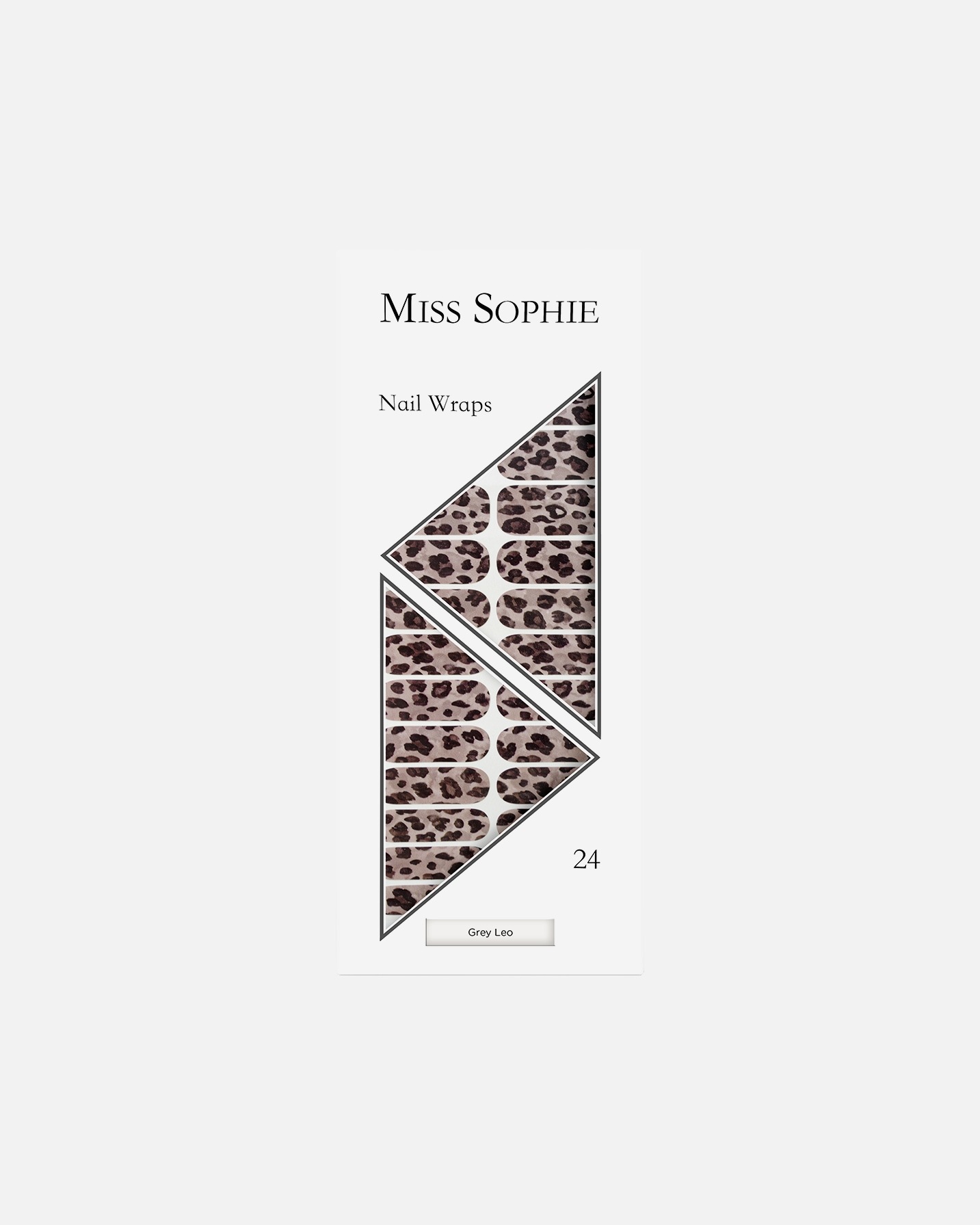 Dizajn nechtov Miss Sophie v sivom odtieni Leo - 1 kus