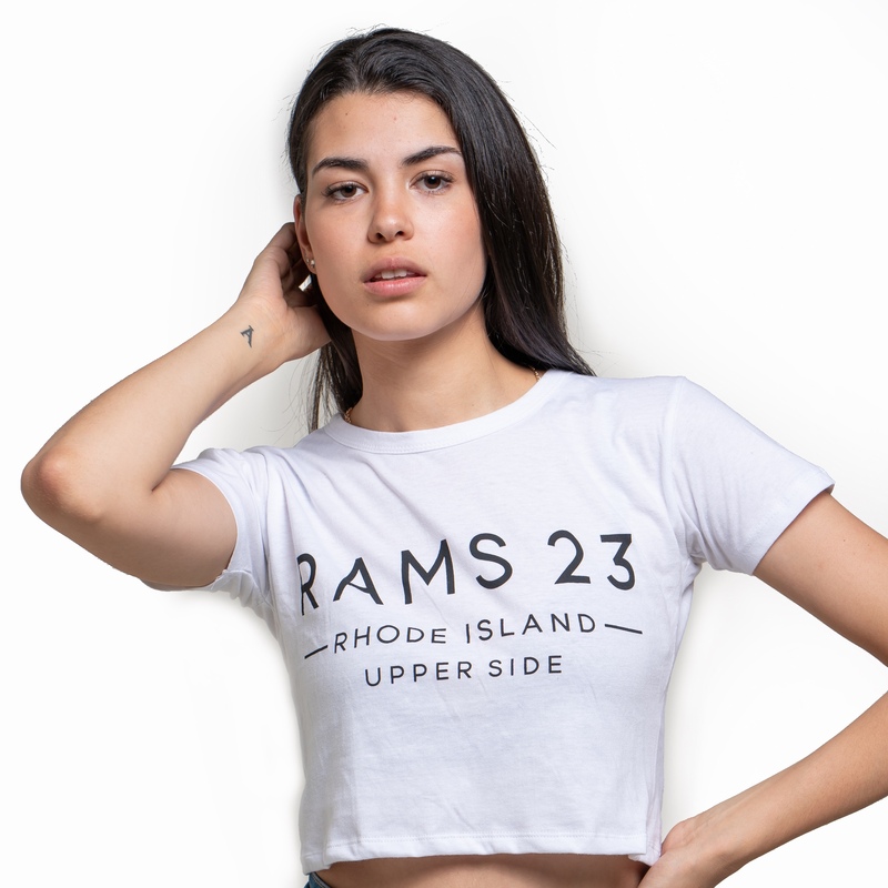 Camiseta Estampado Rhode Island Rams 23