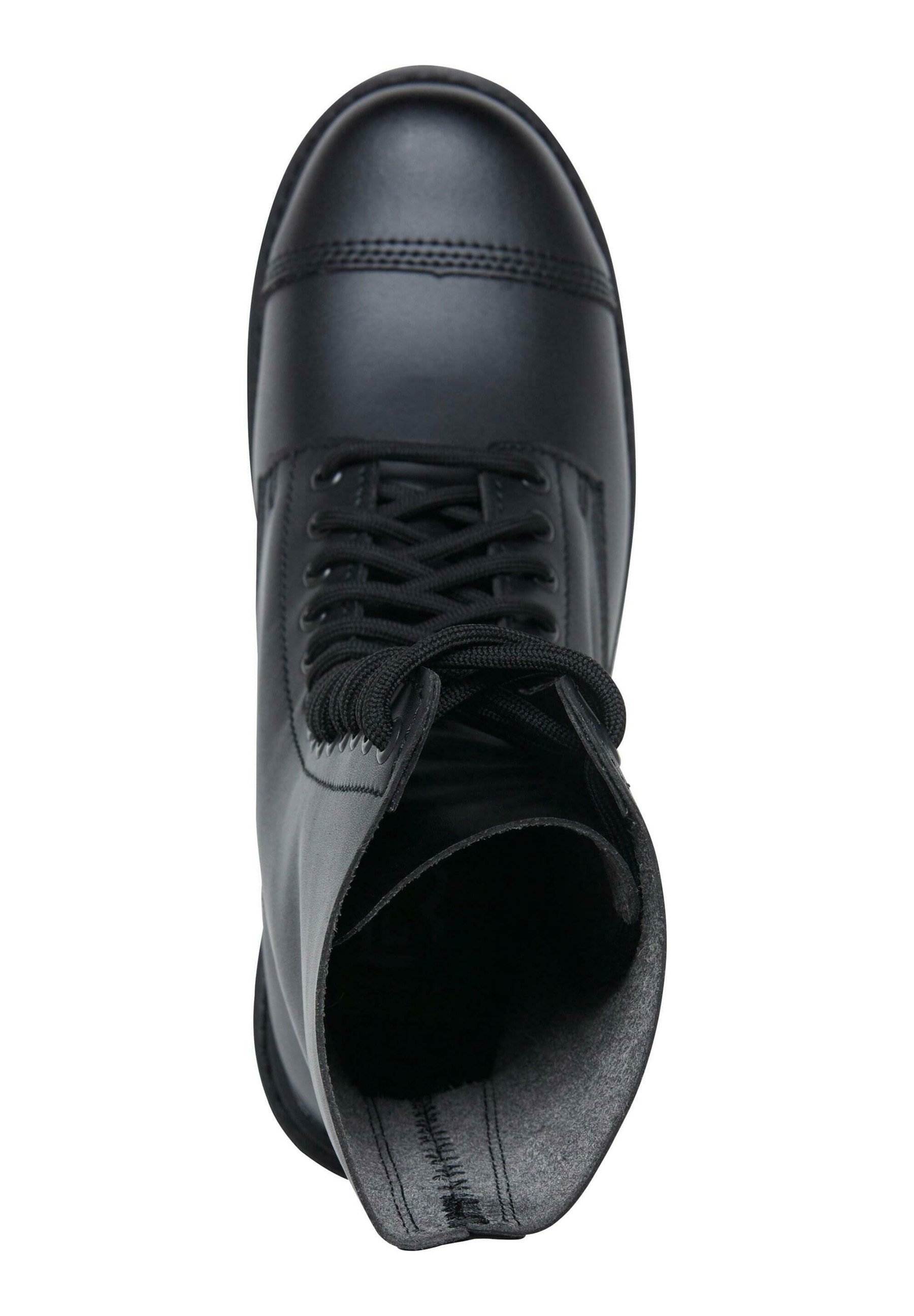 Brandit EYELET - Enkellaarsjes met vetersluiting - zwart