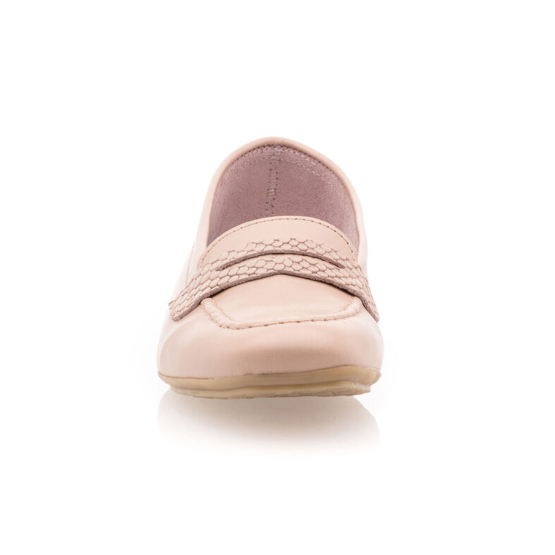 Rosa loafers/båtsko til dame
