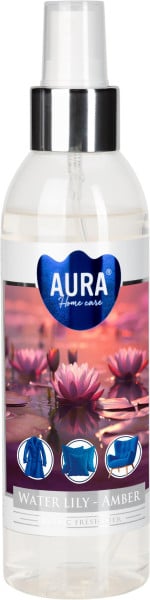 Mgiełka Zapachowa Do Tekstyliów Bispol Aura 185Ml Lilia Wodna - Bursztyn