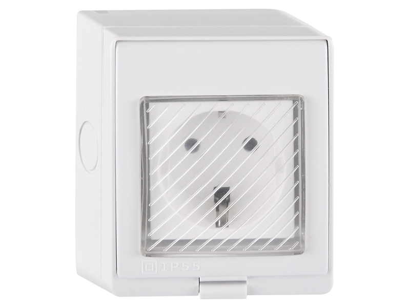 Gniazdo Smart WiFi LED sterowane aplikacją białe