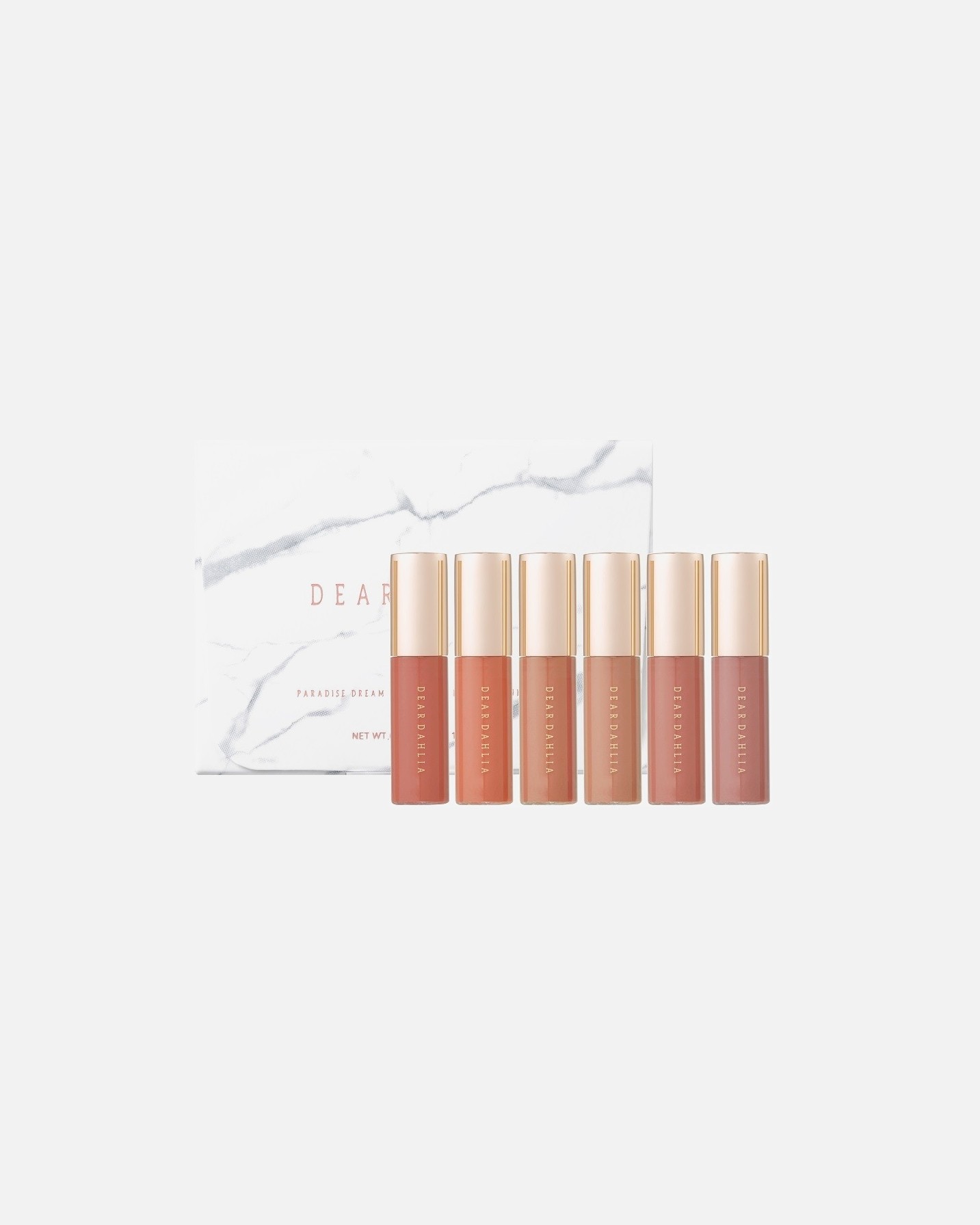 Dear Dahlia Lipstain Paradise Dream Velvet lūpu putas Mini 6er-Set – 1 Stück